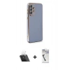 MARSİLYAN™- Galaxy A53 5G Kılıf Yankı Serisi - Şeffaf Uv Polymer Nano Ekran Koruyucu + Kamera Lens Koruma Cam - SF