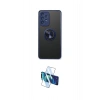 MARSİLYAN™- Galaxy A53 5G Kılıf Yörünge Çizgi - Siyah 3D Antistatik Cam Ekran Koruyucu