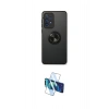 MARSİLYAN™- Galaxy A53 5G Kılıf Yörünge Çizgi - Siyah 3D Antistatik Cam Ekran Koruyucu