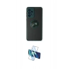 MARSİLYAN™- Galaxy A53 5G Kılıf Yörünge Çizgi - Siyah 3D Antistatik Cam Ekran Koruyucu