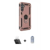 MARSİLYAN™- Galaxy A54 5G Kılıf Ahenk Klasik Koleksiyonu - Siyah Joko Magic 5D Cam + Kamera Lens Koruma Cam - SF