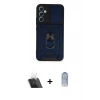 MARSİLYAN™- Galaxy A54 5G Kılıf Ahenk Klasik - Siyah Joko Magic 5D Cam + Kamera Lens Koruma Cam - SF