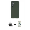 MARSİLYAN™- Galaxy A54 5G Kılıf Ahenk Serisi - Şeffaf Pasifik Cam Ekran Koruyucu + Kamera Lens Koruma Cam - SF