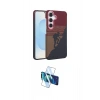 MARSİLYAN™- Galaxy A54 5G Kılıf Doruk Serisi - Siyah 3D Antistatik Cam Ekran Koruyucu