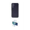 MARSİLYAN™- Galaxy A54 5G Kılıf Kozmos Yansıma Özel Seri - Siyah 3D Antistatik Cam Ekran Koruyucu