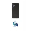 MARSİLYAN™- Galaxy A54 5G Kılıf Kozmos Yansıma Özel Seri - Siyah 3D Antistatik Cam Ekran Koruyucu