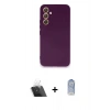 MARSİLYAN™- Galaxy A54 5G Kılıf Kozmos Yansıma Özel Seri - Siyah Joko Magic 5D Cam + Kamera Lens Koruma Cam - SF