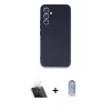 MARSİLYAN™- Galaxy A54 5G Kılıf Kozmos Yansıma Özel Seri - Siyah Joko Magic 5D Cam + Kamera Lens Koruma Cam - SF