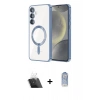 MARSİLYAN™- Galaxy A54 5G Kılıf Nova Işık Özel Seri - Siyah Joko Magic 5D Cam + Kamera Lens Koruma Cam - SF
