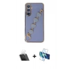MARSİLYAN™- Galaxy A54 5G Kılıf Nova Işık Prime - Siyah 3D Antistatik Seramik Nano Ekran Koruyucu + Kamera Lens Koruma Cam - SF