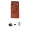 MARSİLYAN™- Galaxy A54 5G Kılıf Nova Işık Prime - Siyah Joko Magic 5D Cam + Kamera Lens Koruma Cam - SF