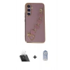 MARSİLYAN™- Galaxy A54 5G Kılıf Nova Işık Prime - Siyah Joko Magic 5D Cam + Kamera Lens Koruma Cam - SF