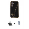 MARSİLYAN™- Galaxy A54 5G Kılıf Nova Işık Prime - Siyah Joko Magic 5D Cam + Kamera Lens Koruma Cam - SF