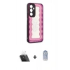 MARSİLYAN™- Galaxy A54 5G Kılıf Odak Klasik Serisi - Siyah Joko Magic 5D Cam + Kamera Lens Koruma Cam - SF