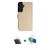 MARSİLYAN™- Galaxy A54 5G Kılıf Siluet Işık Serisi - Siyah 3D Antistatik Seramik Nano Ekran Koruyucu + Kamera Lens Koruma Cam - SF