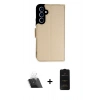 MARSİLYAN™- Galaxy A54 5G Kılıf Siluet Işık Serisi - Siyah 6D Antistatik Mat Seramik Hayalet Nano Ekran Koruyucu + Kamera Lens Koruma Cam - SF