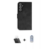 MARSİLYAN™- Galaxy A54 5G Kılıf Siluet Işık Serisi - Siyah Joko Magic 5D Cam + Kamera Lens Koruma Cam - SF