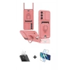 MARSİLYAN™- Galaxy A54 5G Kılıf Vadi Form Prime - Siyah 3D Antistatik Seramik Nano Ekran Koruyucu + Kamera Lens Koruma Cam - SF