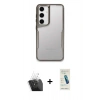 MARSİLYAN™- Galaxy A55 5G Kılıf Akış Çizgi Koleksiyonu - Şeffaf Pasifik Cam Ekran Koruyucu + Kamera Lens Koruma Cam - SF