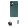 MARSİLYAN™- Galaxy A55 5G Kılıf Doruk Klasik Özel Seri - Siyah Joko Magic 5D Cam + Kamera Lens Koruma Cam - SF