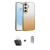 MARSİLYAN™- Galaxy A55 5G Kılıf Kıvılcım Minimal Özel Seri - Siyah Joko Magic 5D Cam + Kamera Lens Koruma Cam - SF