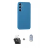 MARSİLYAN™- Galaxy A55 5G Kılıf Kozmos Yansıma Özel Seri - Siyah Joko Magic 5D Cam + Kamera Lens Koruma Cam - SF