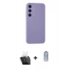 MARSİLYAN™- Galaxy A55 5G Kılıf Kozmos Yansıma Özel Seri - Siyah Joko Magic 5D Cam + Kamera Lens Koruma Cam - SF