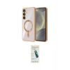 MARSİLYAN™- Galaxy A55 5G Kılıf Nova Işık Özel Seri - Şeffaf Pasifik Cam Ekran Koruyucu