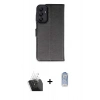 MARSİLYAN™- Galaxy A55 5G Kılıf Siluet Işık Serisi - Siyah Joko Magic 5D Cam + Kamera Lens Koruma Cam - SF