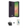 MARSİLYAN™- Galaxy A55 5G Kılıf Vadi Çizgi Prime - Şeffaf Pasifik Cam Ekran Koruyucu + Kamera Lens Koruma Cam - SF