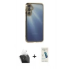 MARSİLYAN™- Galaxy A55 5G Kılıf Vadi Minimal - Şeffaf Pasifik Cam Ekran Koruyucu + Kamera Lens Koruma Cam - SF