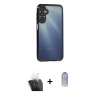 MARSİLYAN™- Galaxy A55 5G Kılıf Vadi Minimal - Siyah Joko Magic 5D Cam + Kamera Lens Koruma Cam - SF
