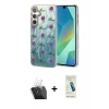 MARSİLYAN™- Galaxy A55 5G Kılıf Zirve Modern Prime - Şeffaf Pasifik Cam Ekran Koruyucu + Kamera Lens Koruma Cam - SF