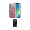 MARSİLYAN™- Galaxy A55 5G Kılıf Zirve Modern Prime - Siyah 3D Antistatik Hayalet Cam Ekran Koruyucu