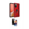 MARSİLYAN™- Galaxy A72 Kılıf Ahenk Klasik Koleksiyonu - Siyah 3D Antistatik Mat Seramik Nano Ekran Koruyucu