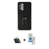 MARSİLYAN™- Galaxy A72 Kılıf Ahenk Klasik - Şeffaf Royal Nano Ekran Koruyucu + Kamera Lens Koruma Cam - SF