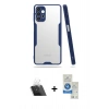 MARSİLYAN™- Galaxy A72 Kılıf Atlas Asil Serisi - Şeffaf Royal Nano Ekran Koruyucu + Kamera Lens Koruma Cam - SF