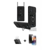 MARSİLYAN™- Galaxy A72 Kılıf Vadi Form Prime - Siyah 3D Antistatik Mat Seramik Nano Ekran Koruyucu + Kamera Lens Koruma Cam - SF