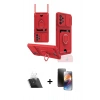 MARSİLYAN™- Galaxy A72 Kılıf Vadi Form Prime - Siyah 3D Antistatik Mat Seramik Nano Ekran Koruyucu + Kamera Lens Koruma Cam - SF