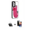MARSİLYAN™- Galaxy A73 5G Kılıf Odak Klasik Serisi - Siyah 3D Antistatik Mat Seramik Nano Ekran Koruyucu + Kamera Lens Koruma Cam - SF