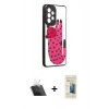 MARSİLYAN™- Galaxy A73 5G Kılıf Odak Klasik Serisi - Siyah 6D Mat Seramik Hayalet Nano Ekran Koruyucu + Kamera Lens Koruma Cam - SF