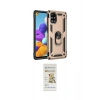 MARSİLYAN™- Galaxy M51 Kılıf Ahenk Klasik Koleksiyonu - Siyah Mat Seramik Nano Ekran Koruyucu
