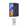 MARSİLYAN™- Galaxy M51 Kılıf Ahenk Klasik Koleksiyonu - Siyah Mat Seramik Nano Ekran Koruyucu