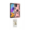 MARSİLYAN™- Galaxy M51 Kılıf Ahenk Klasik Koleksiyonu - Siyah Mat Seramik Nano Ekran Koruyucu