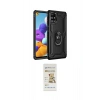 MARSİLYAN™- Galaxy M51 Kılıf Ahenk Klasik Koleksiyonu - Siyah Mat Seramik Nano Ekran Koruyucu