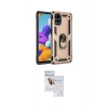 MARSİLYAN™- Galaxy M51 Kılıf Ahenk Klasik Koleksiyonu - Siyah Seramik Nano Ekran Koruyucu