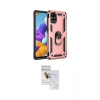 MARSİLYAN™- Galaxy M51 Kılıf Ahenk Klasik Koleksiyonu - Siyah Seramik Nano Ekran Koruyucu