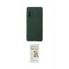 MARSİLYAN™- Galaxy S20 FE Kılıf Ahenk Serisi - Siyah Mat Seramik Nano Ekran Koruyucu