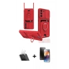 MARSİLYAN™- Galaxy S21 FE Kılıf Vadi Form Prime - Siyah 3D Antistatik Mat Seramik Nano Ekran Koruyucu + Kamera Lens Koruma Cam - SF