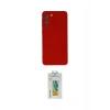 MARSİLYAN™- Galaxy S21 Plus Kılıf Ahenk Serisi - Şeffaf Polymer Nano Ekran Koruyucu